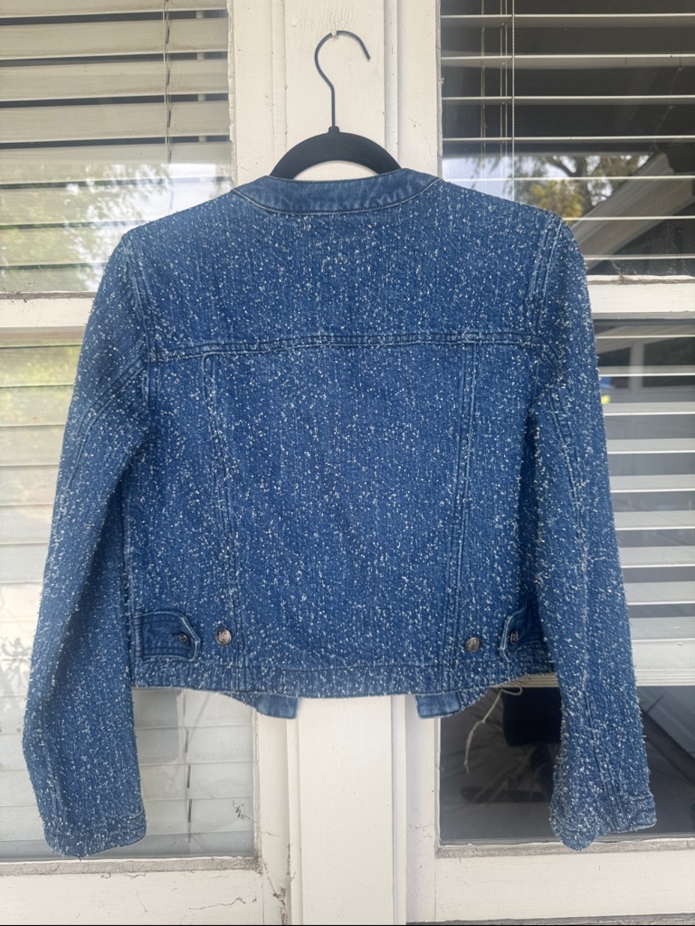 Rag & Bone Cora Tweed Denim Crop Jacket - Picture 4 of 12